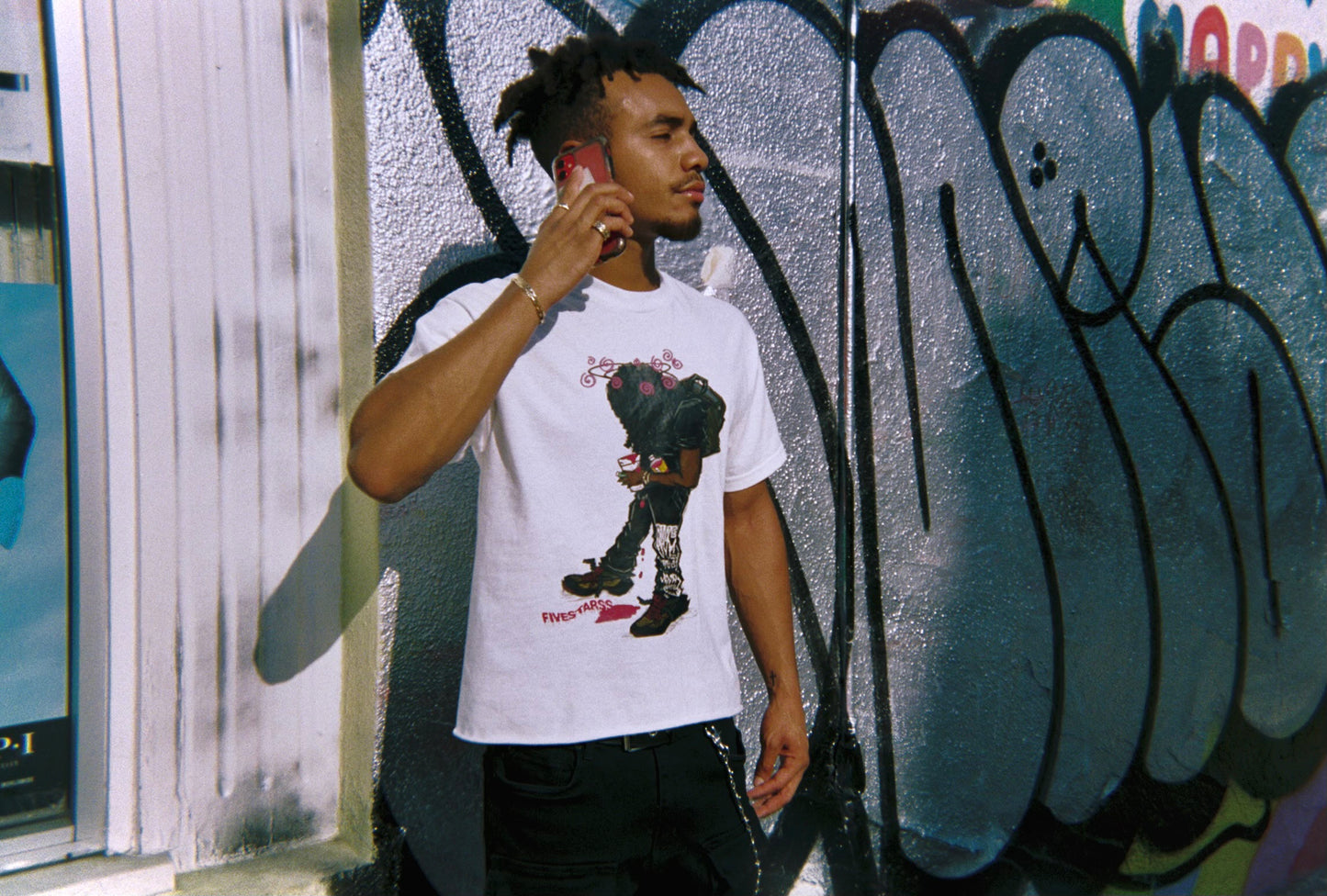 GET LUCKI CROPPED TEE - WHITE