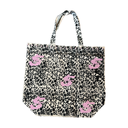 Feel Like A Star Cheetah Print Tote Bag