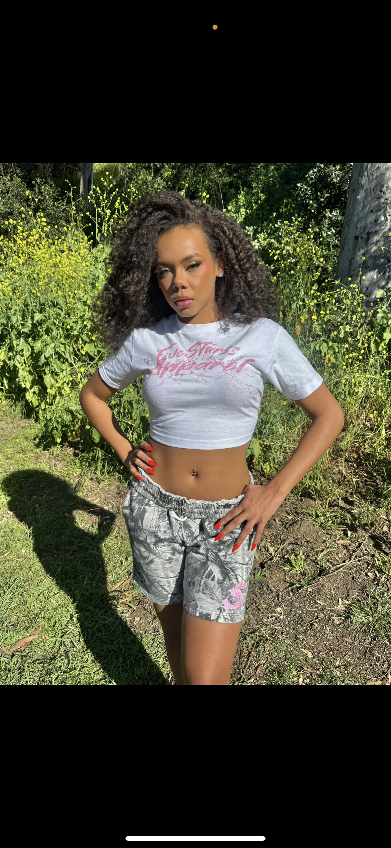 Fivestarss Camo Shorts - Pink Glitter