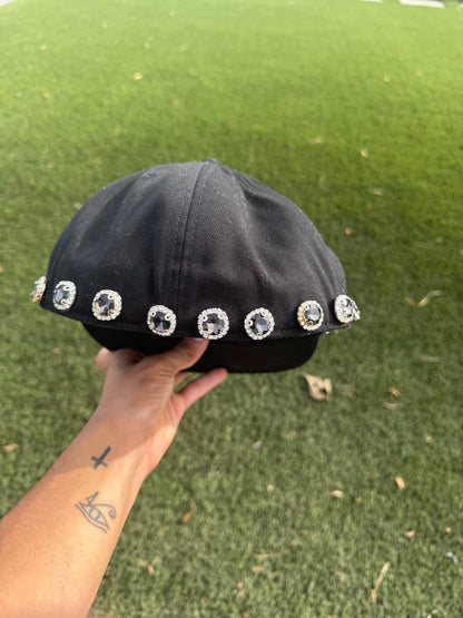 Fivestarss Rhinestone Fitted