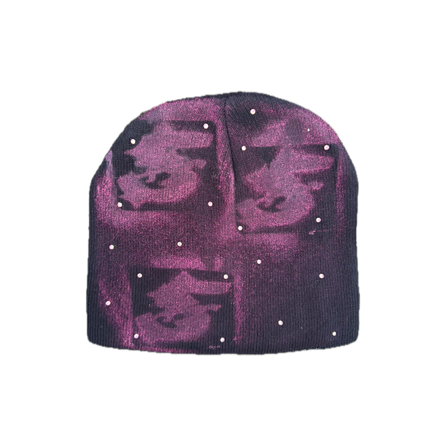 Fivestarss Rhinestone Beanies - Black