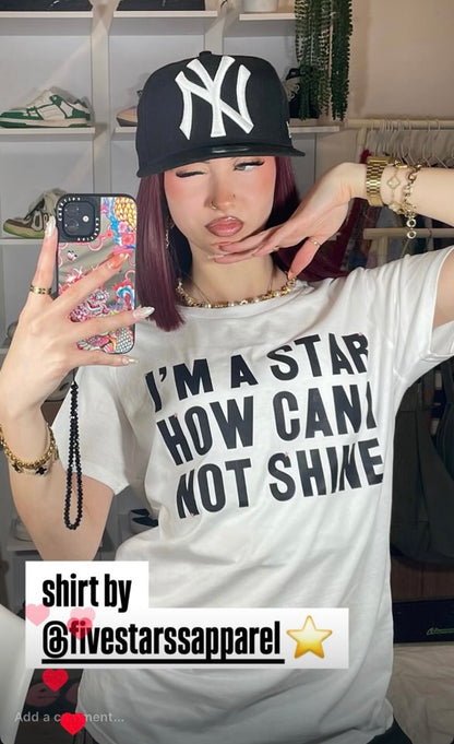 I’m A Star Tee - White