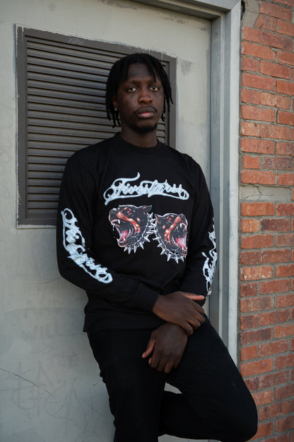 Fivestarss Dog Bite Long sleeve - Black