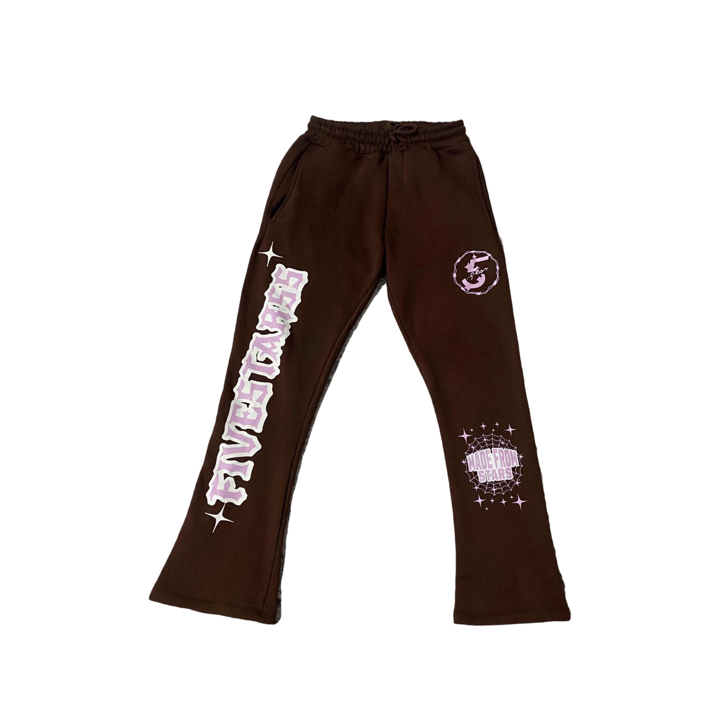 FIVESTARSS STACKED SWEATS - MOCHA