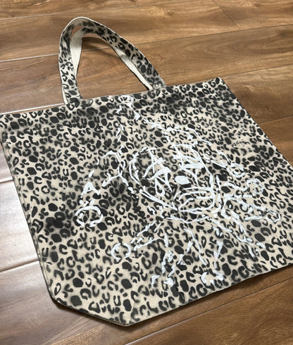 Cheetah Print Sad Clown Tote Bag