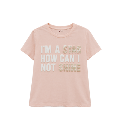 I’m A Star How Can I Not Shine- Rhinestone Crop Tees