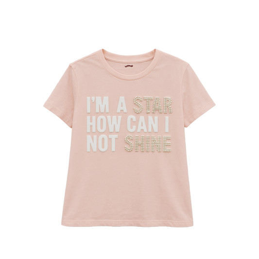 I’m A Star How Can I Not Shine- Rhinestone Crop Tees