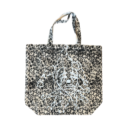 Cheetah Print Sad Clown Tote Bag