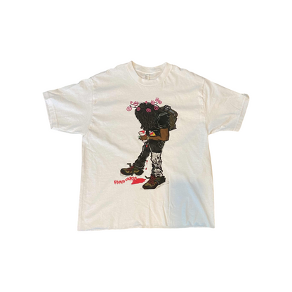 GET LUCKI CROPPED TEE - WHITE
