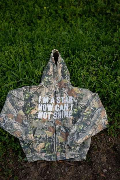 Fivestarss Rhinestone Camo Sweater