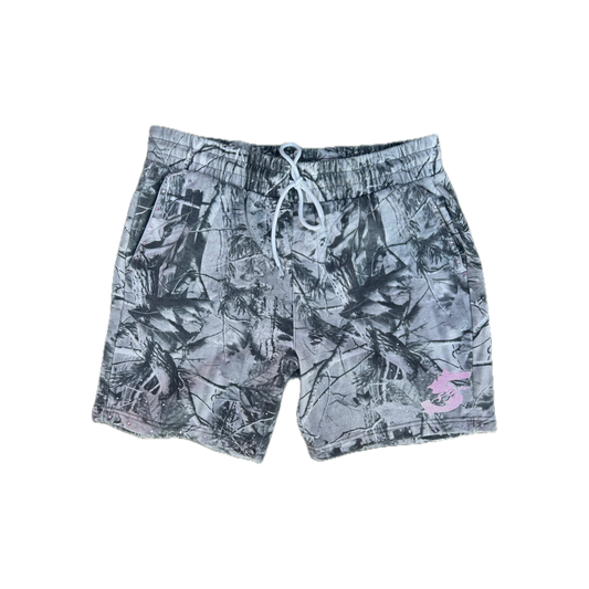 Fivestarss Camo Shorts - Pink Glitter
