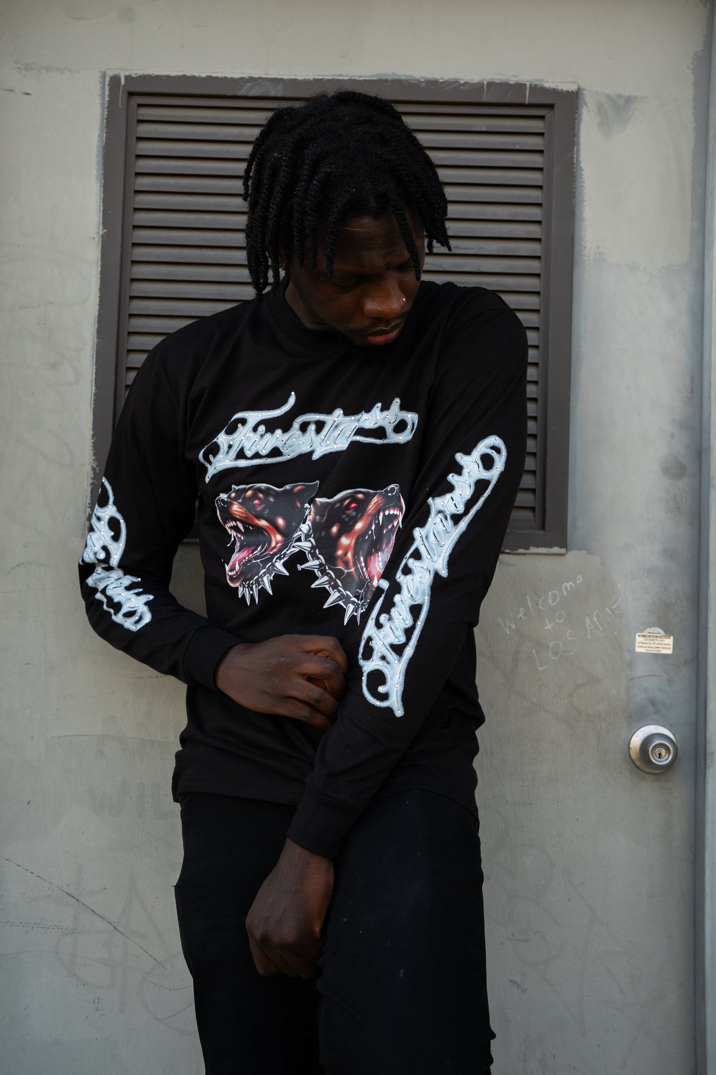 Fivestarss Dog Bite Long sleeve - Black