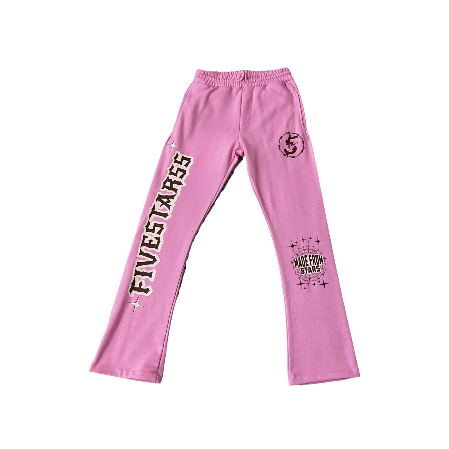 FIVESTARSS STACKED SWEATS - PINK